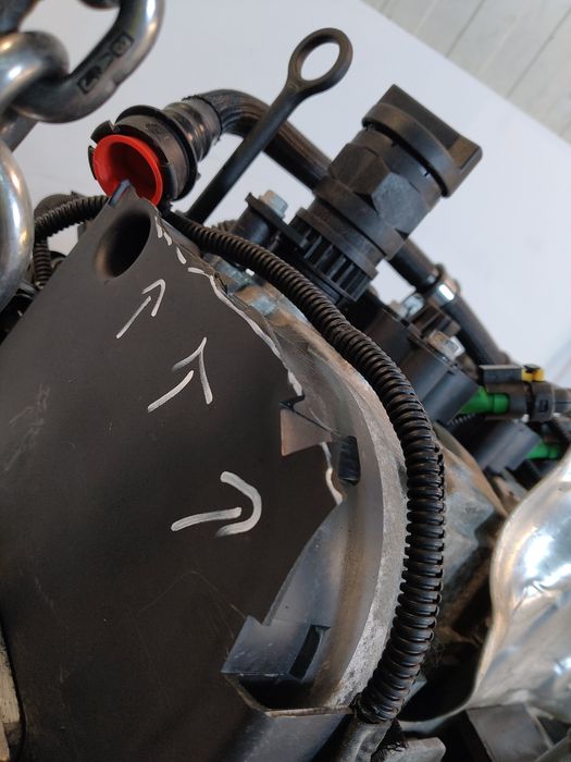 Vue moteur 55263623 Jeep 1.4L – pièce occasion