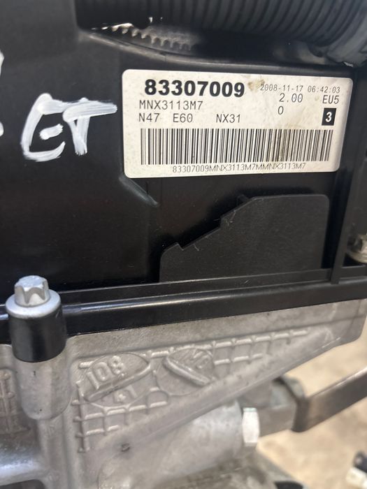 Vue moteur N47D20C-N47 BMW 2.0L – pièce occasion