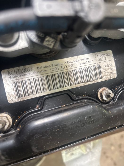 Vue moteur CRTC-CRT Audi 3.0L – pièce occasion