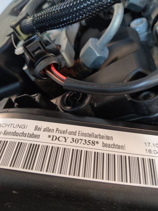 Vue moteur DCYA-DCY Audi 2.0L – pièce occasion