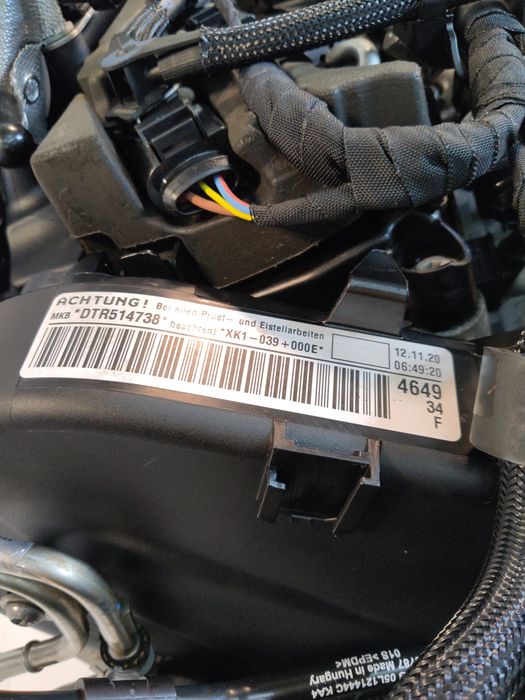 Vue moteur DTRD-DTR VW 2.0L – pièce occasion