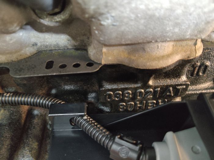Vue moteur BXE VW 1.9L – pièce occasion