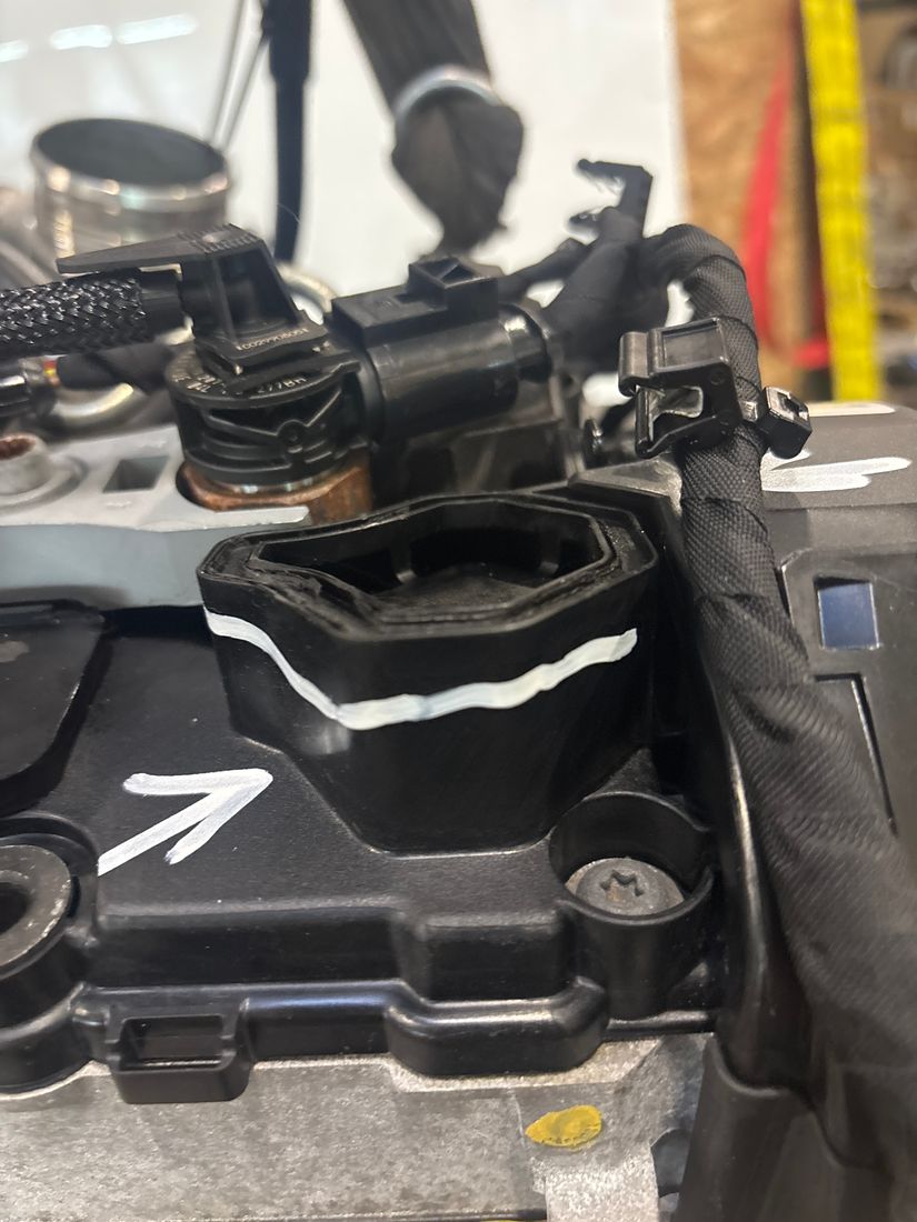 Vue moteur DNAA-DNA VW 2.0L – pièce occasion