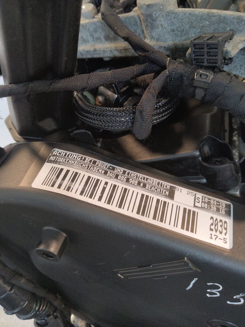 Moteur complet VW DAUA 2.0L d'occasion
