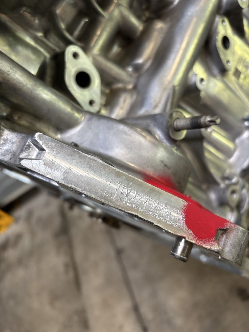 Vue moteur L3T Buick 1.3L – pièce occasion
