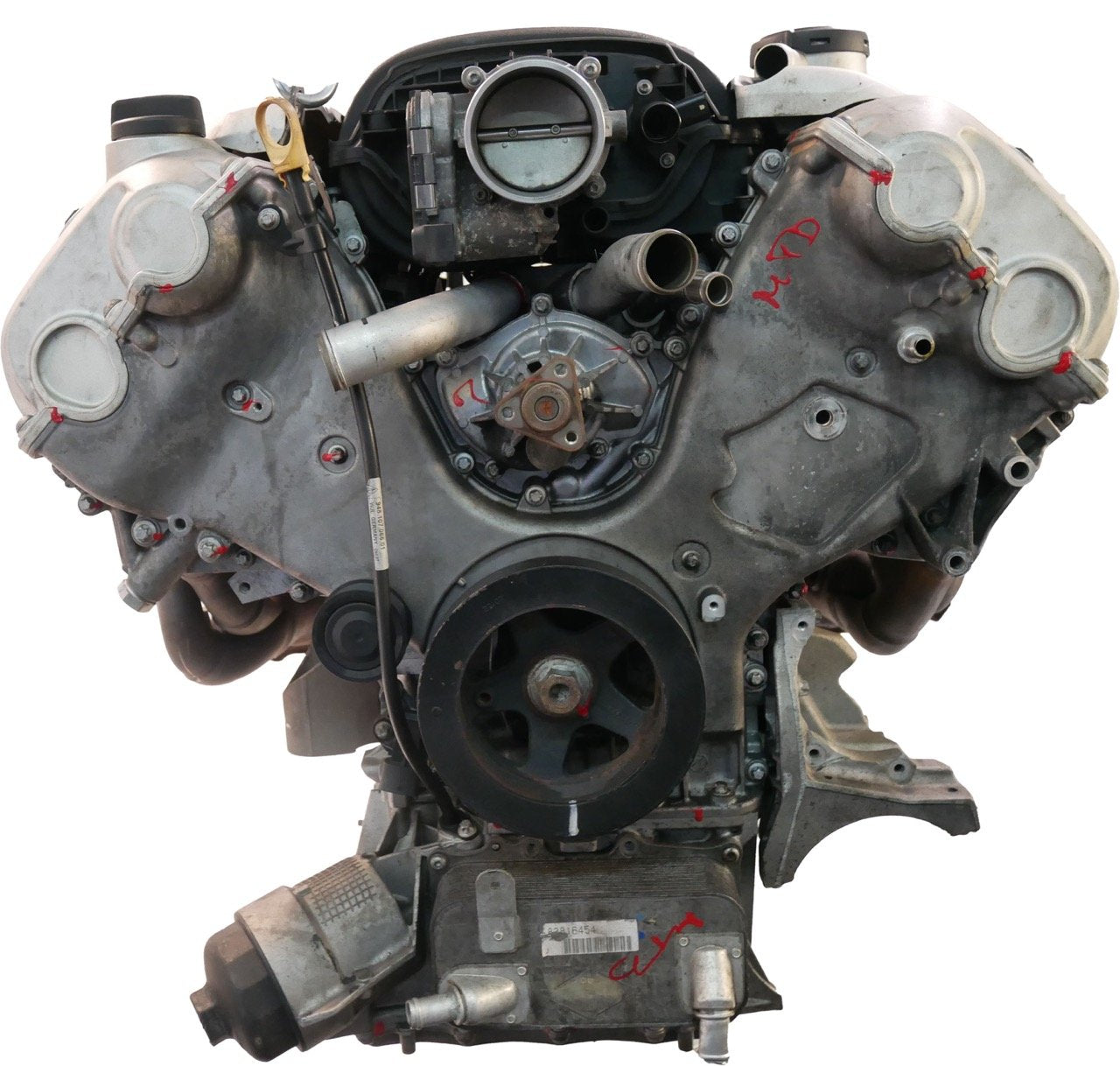 Moteur 2007 Porsche Cayenne 9PA 4,8 S V8 FSI M48.01 48.01 M48 94810094804 d'occasion - Moteur Auto Usagé